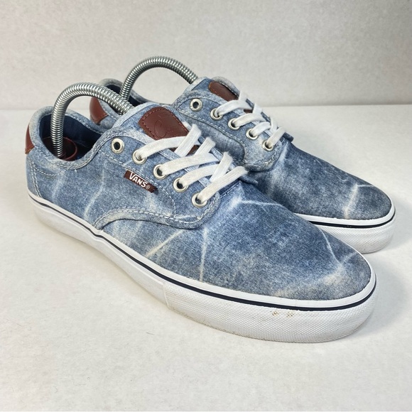 Vans Chima Ferguson Pro Acid Wash Light Navy Canvas Skate Shoes; Men’s Size 8.5 - Picture 4 of 16
